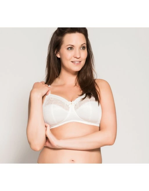 Ulla Dessous Carmen BH Zonder Beugel Kleine En Grote Maten 75-130 Cup B Tot I - Écru - 2528 - Afbeelding 4