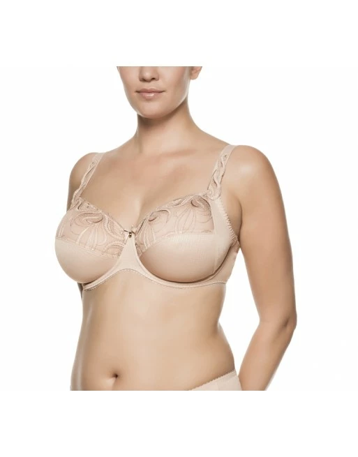 Ulla Dessous Carmen Hele Cup BH Kleine En Grote Maten 75-120 Cup B Tot G - Cappuccino - 2523 - Afbeelding 3