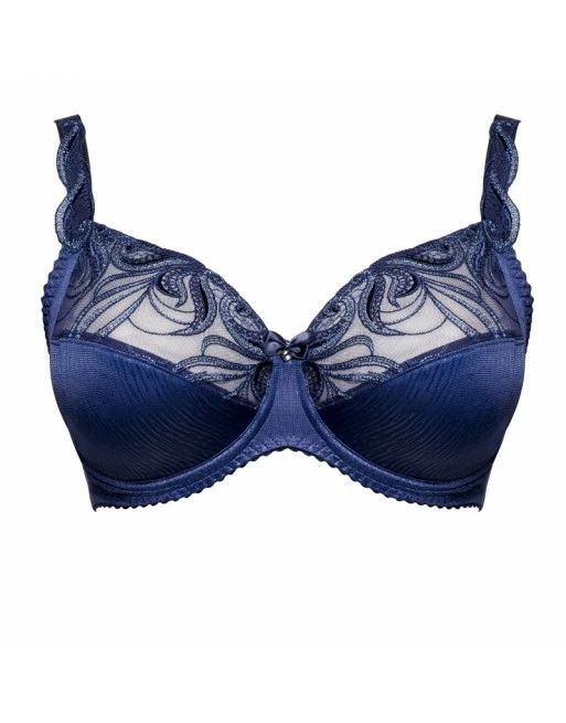Ulla Dessous Carmen Hele Cup BH Kleine En Grote Maten 75-120 Cup B Tot G - Saphir - 2523 - Afbeelding 2