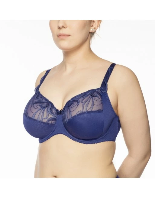Ulla Dessous Carmen Hele Cup BH Kleine En Grote Maten 75-120 Cup B Tot G - Saphir - 2523 - Afbeelding 3
