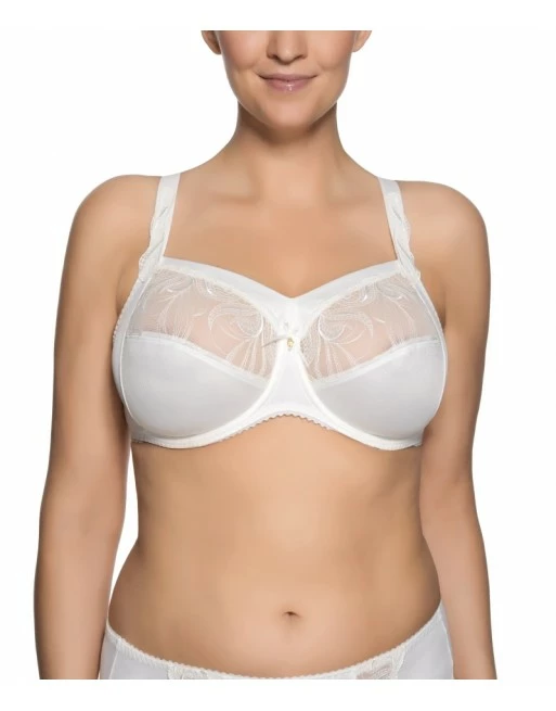 Ulla Dessous Carmen Hele Cup BH Kleine En Grote Maten 75-120 Cup H Tot L - Écru - 2526 - Afbeelding 5
