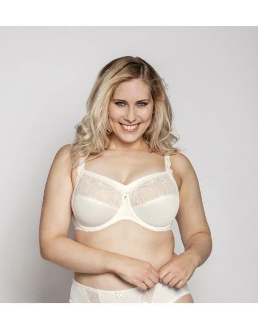 Ulla Dessous Carmen Hele Cup BH Kleine En Grote Maten 75-120 Cup H Tot L - Écru - 2526