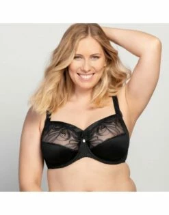 Ulla Dessous Carmen Hele Cup BH Kleine En Maten 75-120 Cup H Tot L - Zwart - 2526