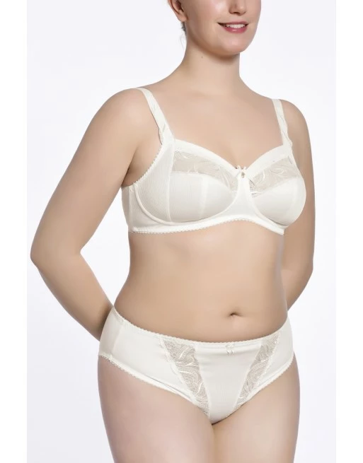 Ulla Dessous Carmen Slip Kleine - Grote Maten - 38-60 - Écru - 2532 - Afbeelding 7