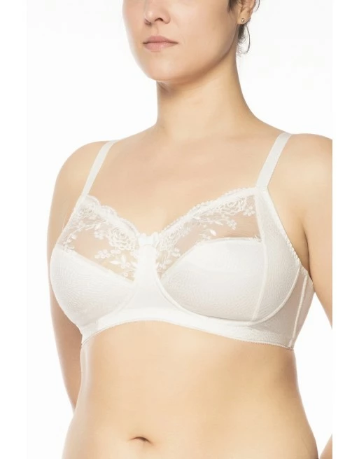 Ulla Dessous Ella BH Zonder Beugel Kleine En Grote Maten 75-120 Cup D Tot L - Écru - 3628 - Afbeelding 3