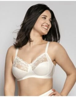Ulla Dessous Ella BH Zonder Beugel Kleine En Grote Maten 75-120 Cup D Tot L - Écru - 3628