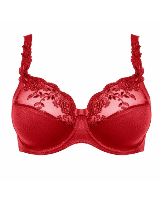 Ulla Dessous Ella Hele Cup BH Kleine En Grote Maten 75-130 Cup B Tot G - Rood - 3623 - Afbeelding 2