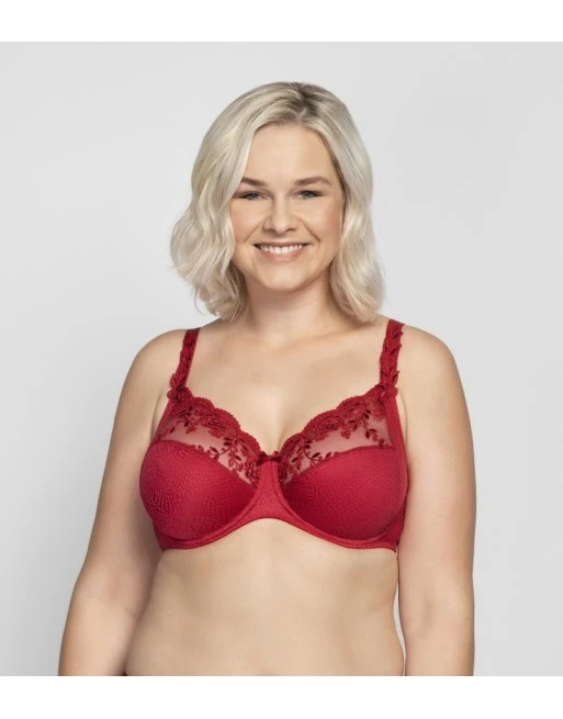 Ulla Dessous Ella Hele Cup BH Kleine En Grote Maten 75-130 Cup B Tot G - Rood - 3623