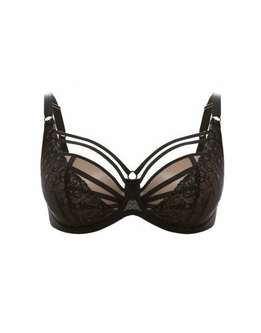 Ulla Dessous Exclusive Line Beha Met Schuimvulling Grote Cupmaten D - I / T. 70-100 - Zwart - 8529 - Afbeelding 3