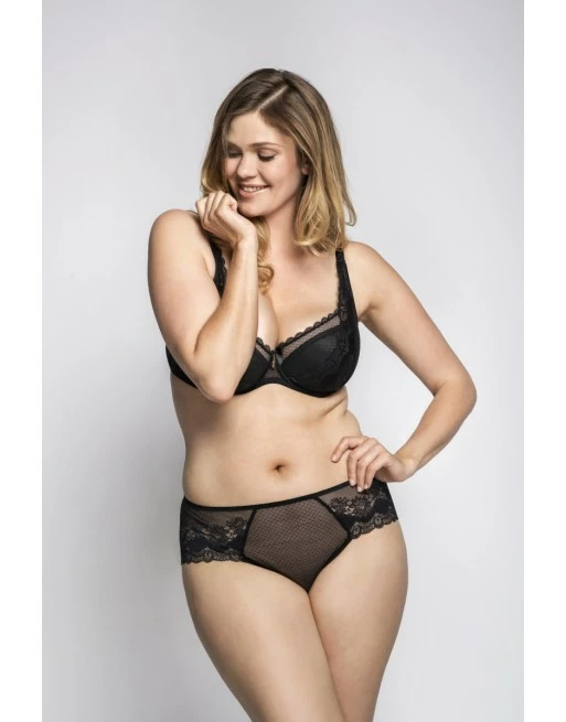 Ulla Dessous Exclusive Line Beha Met Schuimvulling Grote Cupmaten - Zwart - 8429 - Afbeelding 8