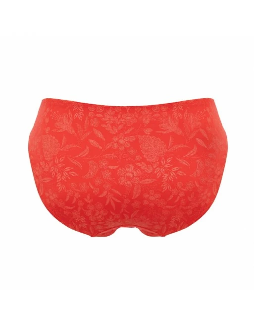 Ulla Dessous Jasmin Slip Kleine + Grote Maten 36-50 - Red Poppy - 2732 - Afbeelding 5