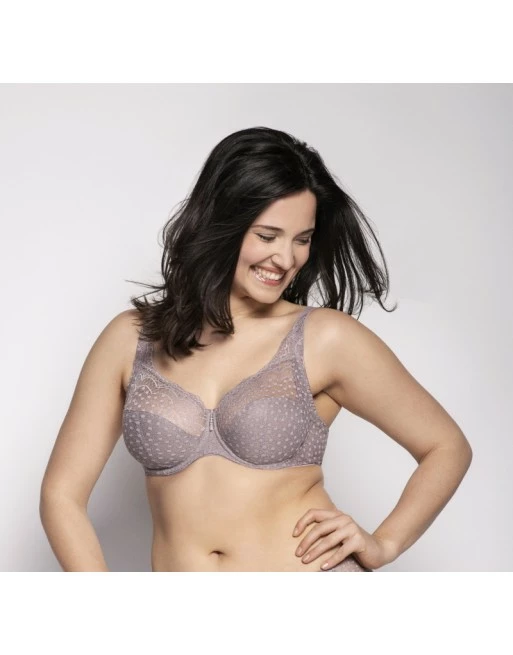 Ulla Dessous Josy Hele Cup BH Kleine En Grote Maten 70-120 Cup B Tot L - Taupe - 6723 - Afbeelding 3