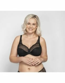 Ulla Dessous Josy Hele Cup BH Kleine En Grote Maten 70-120 Cup B Tot L - Zwart - 6723