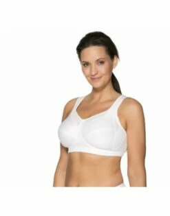 Ulla Dessous Kate Sport BH Zonder Beugel Kleine En Grote Maten 70-130 Cup D Tot N - Wit - 6028
