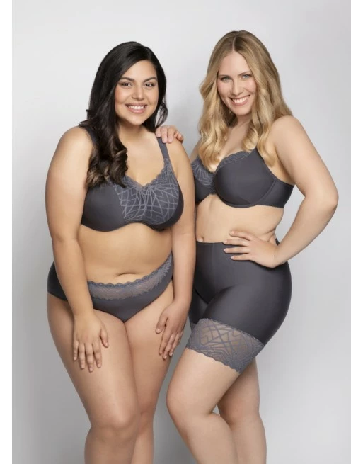 Ulla Dessous Mara Essence Anti-Schurende Broek Met Lange Benen Kleine - Grote Maten - 38-52 - Antraciet - 4218 - Afbeelding 4