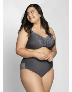 Ulla Dessous Mara Essence Taillesslip Kleine - Grote Maten - 38-52 - Antraciet - 4210
