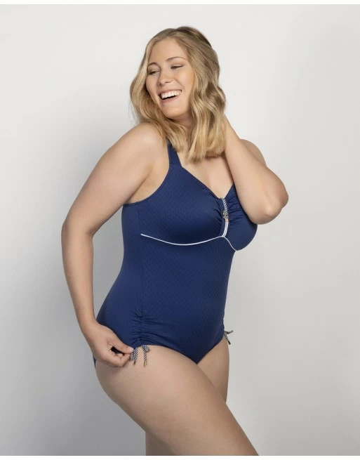 Ulla Dessous Portofino Badpak Kleine - Grote Maten 75-120 Cup B Tot K - Marine - 9711 - Afbeelding 2