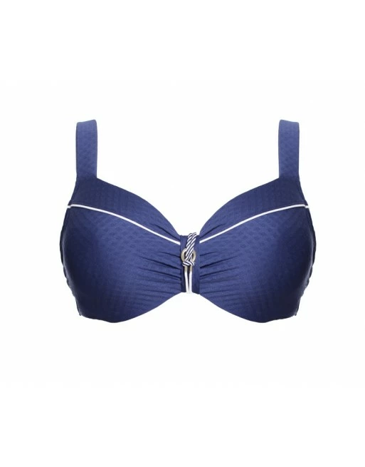 Ulla Dessous Portofino Hele Cup Bikini BH Kleine En Grote Maten 70-110 Cup D Tot K - Marine - 9722 - Afbeelding 2