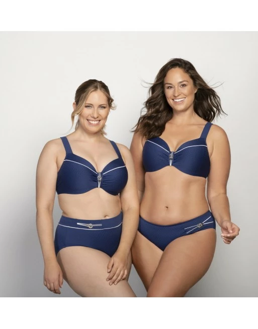 Ulla Dessous Portofino Hele Cup Bikini BH Kleine En Grote Maten 70-110 Cup D Tot K - Marine - 9722 - Afbeelding 4