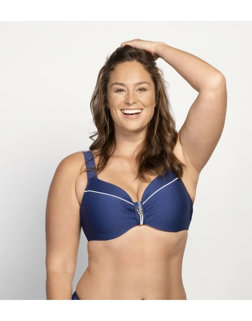 Ulla Dessous Portofino Hele Cup Bikini BH Kleine En Grote Maten 70-110 Cup D Tot K - Marine - 9722