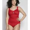Ulla Dessous Saint-Tropez Badpak Kleine En Grote Maten 75-120 Cup B Tot K - Rood - 9112