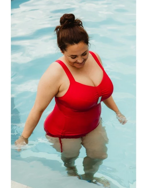 Ulla Dessous Saint-Tropez Badpak Kleine En Grote Maten 75-120 Cup B Tot K - Rood - 9112 - Afbeelding 3