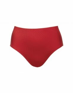 Ulla Dessous Saint-Tropez Bikini Slip Hoge Taille Kleine - Grote Maten - 36-56 - Rood - 9132