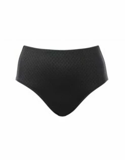 Ulla Dessous Saint-Tropez Bikini Slip Hoge Taille Kleine - Grote Maten - 36-56 - Zwart - 9132