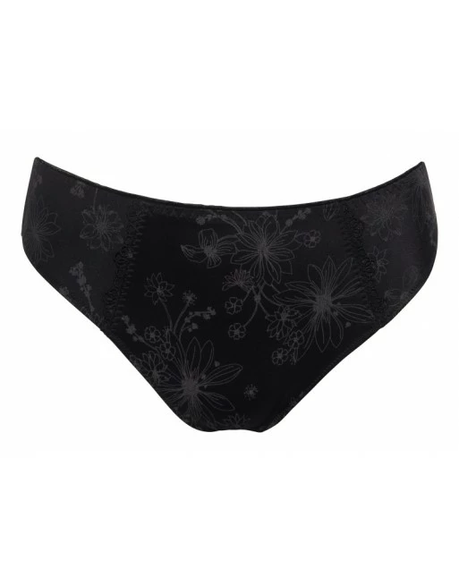 Ulla Dessous Viola Slip Kleine - Grote Maten - 36-56 - Zwart - 3232 - Afbeelding 2