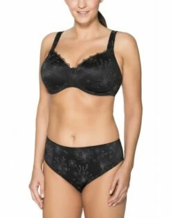 Ulla Dessous Viola Slip Kleine - Grote Maten - 36-56 - Zwart - 3232