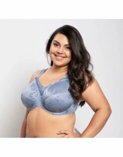 Ulla Dessous Viola T-Shirt BH Kleine En Grote Maten 70-110 Cup H Tot L - Blauw - 3225