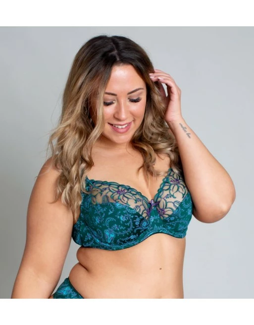 Ulla Dessous Zoë Hele Cup BH Kleine En Grote Maten 70-100 Cup H Tot L - Laurier- 4125 - Afbeelding 2