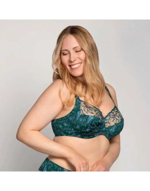 Ulla Dessous Zoë Hele Cup BH Kleine En Grote Maten 70-100 Cup H Tot L - Laurier- 4125 - Afbeelding 4