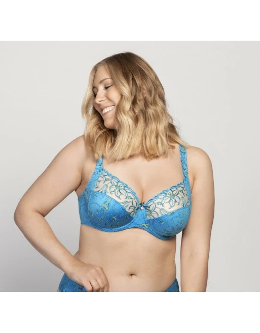 Ulla Dessous Zoë Hele Cup BH Kleine En Grote Maten 70-120 Cup B Tot G - Aqua - 4123 - Afbeelding 4
