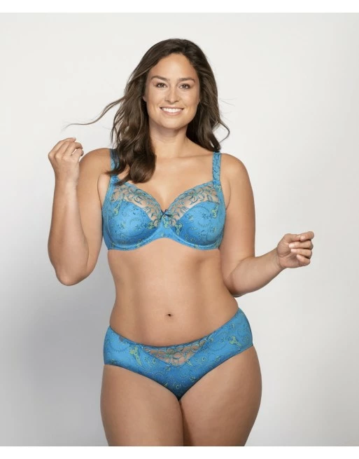 Ulla Dessous Zoë Hele Cup BH Kleine En Grote Maten 70-120 Cup B Tot G - Aqua - 4123 - Afbeelding 7