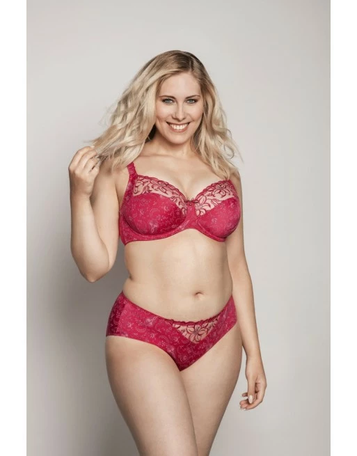 Ulla Dessous Zoë Hele Cup BH Kleine En Grote Maten 70-120 Cup B Tot G - Framboise - 4123 - Afbeelding 3